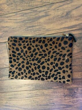 Claire Vivier Leopard Fur Clutch Purse